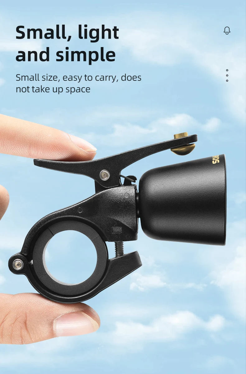 ROCKBROS Rétro Laiton Vélo Bell – Loud, Compact & Waterproof