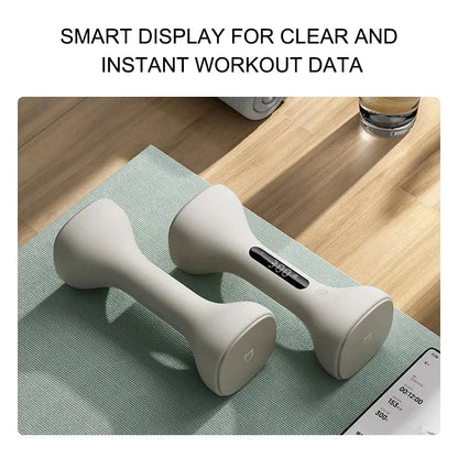 Xiaomi Mijia Smart Dumbbells – Haltères connectés avec affichage LED et coaching via Mi Home