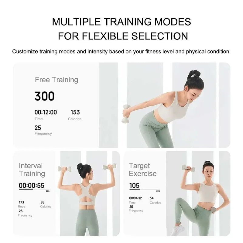 Xiaomi Mijia Smart Dumbbells – Haltères connectés avec affichage LED et coaching via Mi Home