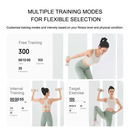 Xiaomi Mijia Smart Dumbbells – Haltères connectés avec affichage LED et coaching via Mi Home