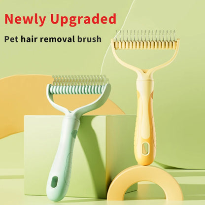Brosse Double Face pour Chats et Chiens – Démêlage et Élimination des Poils