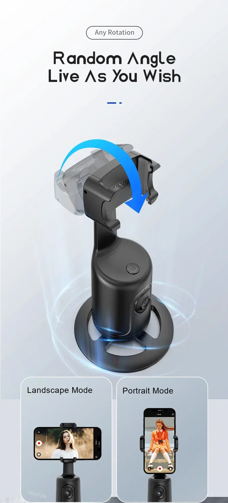 Trépied de Suivi Automatique Intelligent – L’outil parfait pour les créateurs de contenu !