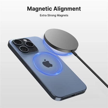 Chargeur Sans Fil Magnétique 100W VIKEFON USB + Type C pour Magsafe iPhone 16, 15, 14, 13, 12 Pro Max – Station de Charge Rapide
