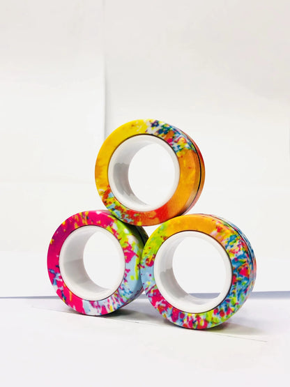 Anneaux magnétiques anti-stress – Lot de 3 | Soulagement de l'anxiété