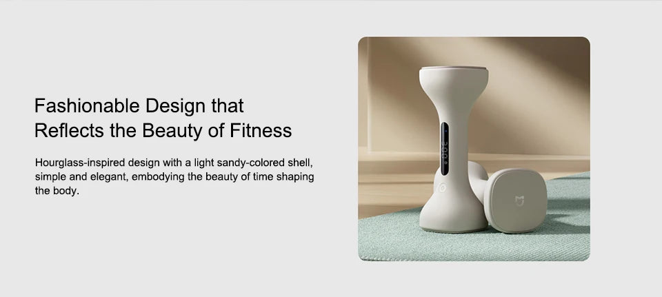 Xiaomi Mijia Smart Dumbbells – Haltères connectés avec affichage LED et coaching via Mi Home