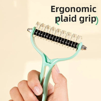 Brosse Double Face pour Chats et Chiens – Démêlage et Élimination des Poils