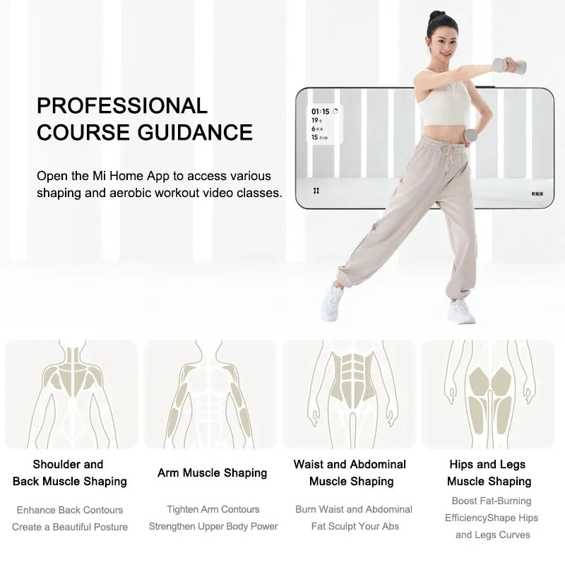 Xiaomi Mijia Smart Dumbbells – Haltères connectés avec affichage LED et coaching via Mi Home
