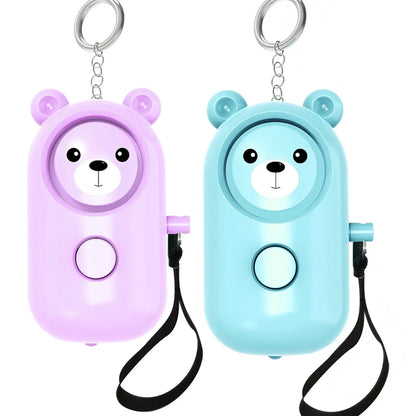Porte-clés d'Alarme Auto-Défense pour Femmes – Sirène de 130 dB avec Lumière LED