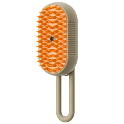 Brosse Steamy Dog 3-en-1 avec Spray Électrique et Massager