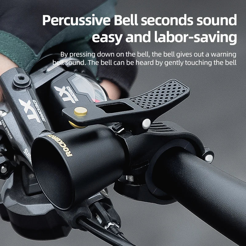 ROCKBROS Rétro Laiton Vélo Bell – Loud, Compact & Waterproof