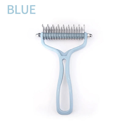 Brosse Double Face pour Chats et Chiens – Démêlage et Élimination des Poils