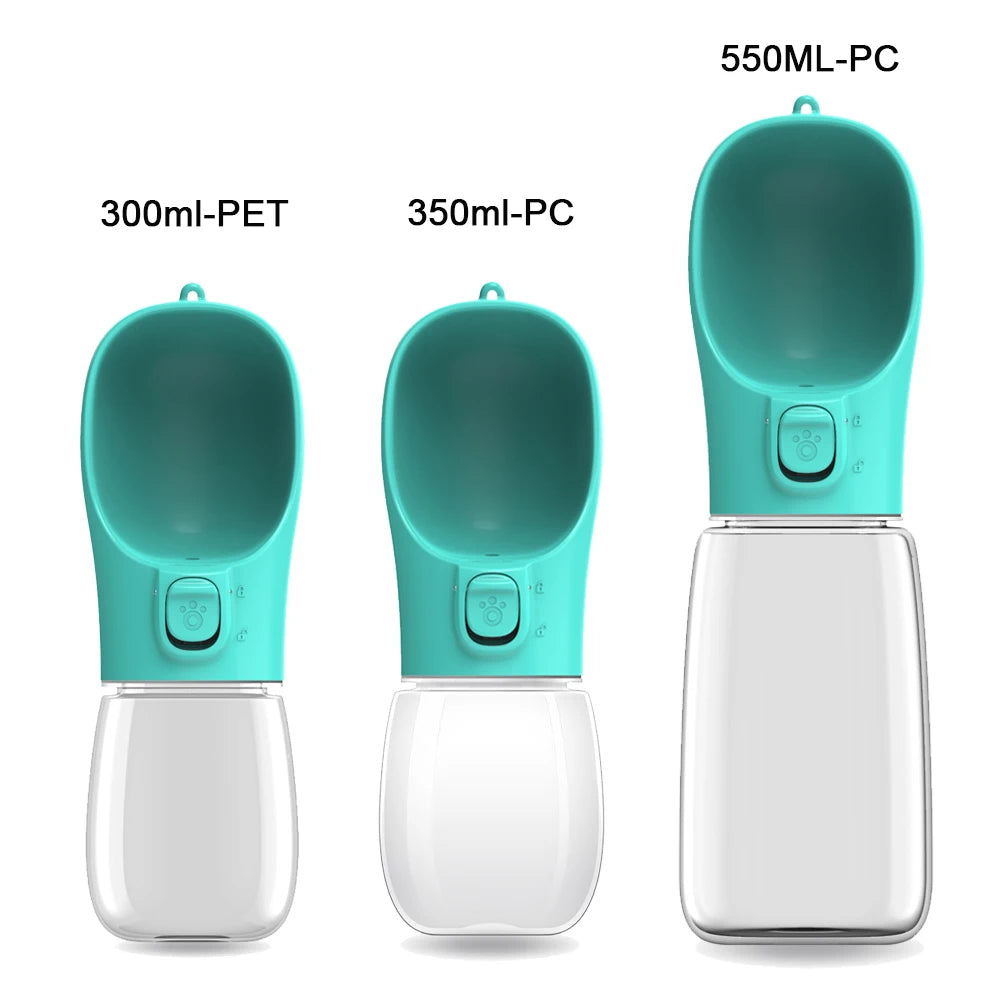 Bouteille d'eau pour chien portable et étanche – 350ml / 550ml